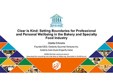 Clear is Kind: Setting Boundaries for Professional and Personal Wellbeing in the Bakery and Specialty Food Industry